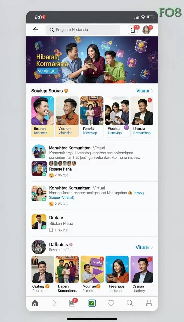 Cuplikan layar INDOACE — aktivitas