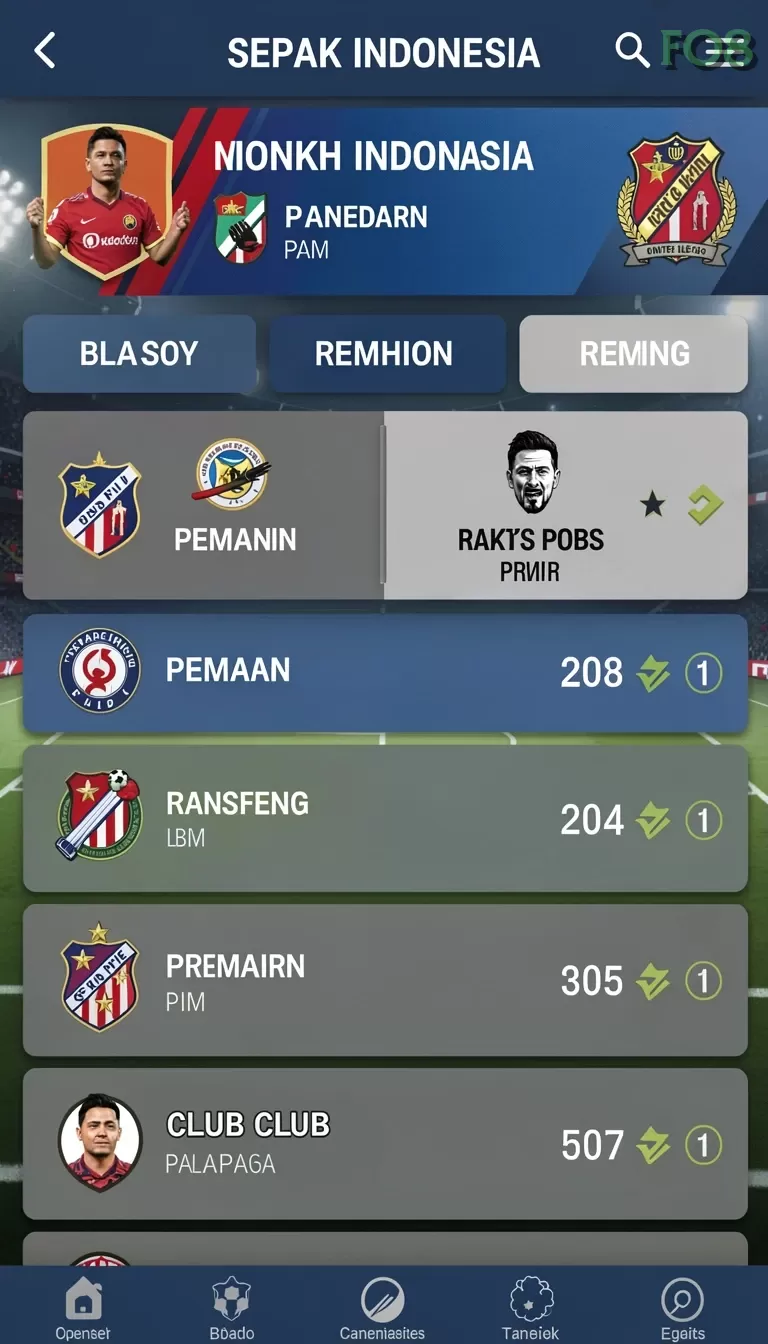 Cuplikan layar INDOACE — pengaturan akun