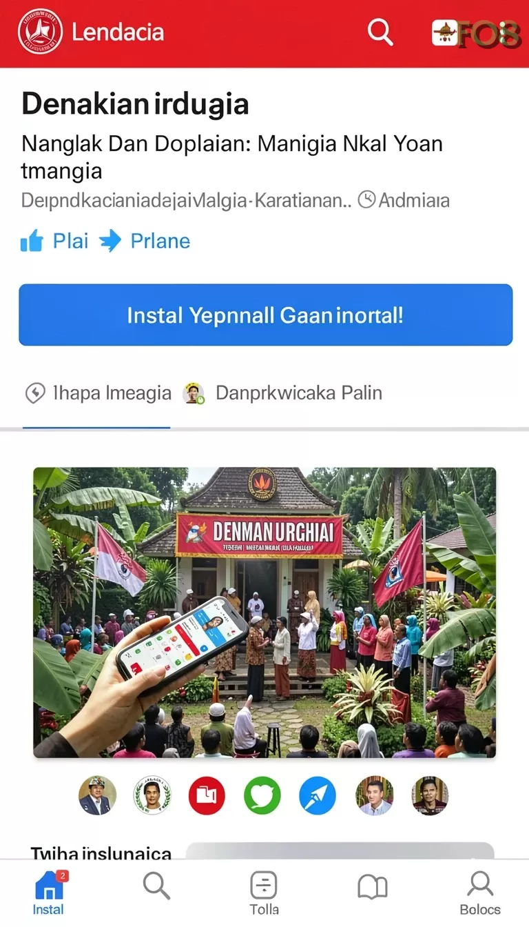 Cuplikan layar DEWANUSA — aktivitas