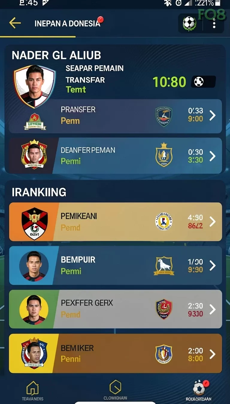 Cuplikan layar INDOACE — halaman utama